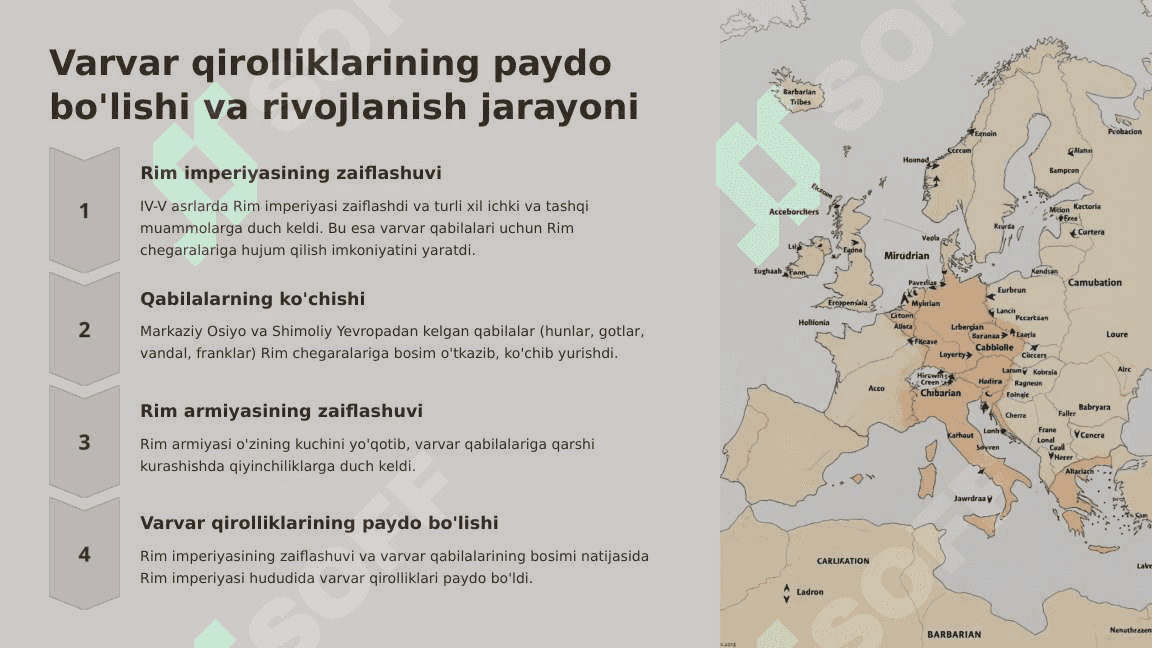 Varvar qirolliklarining ijtimoiy-iqtisodiy va siyosiy rivojlanishi 3