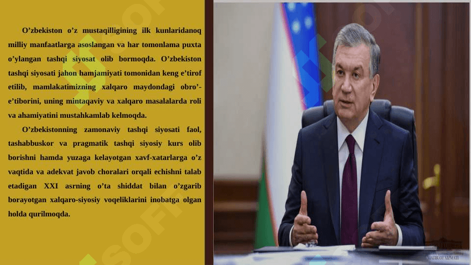 O’zbekiston respublikasi tashqi siyosatining maqsad va vazifalari 4