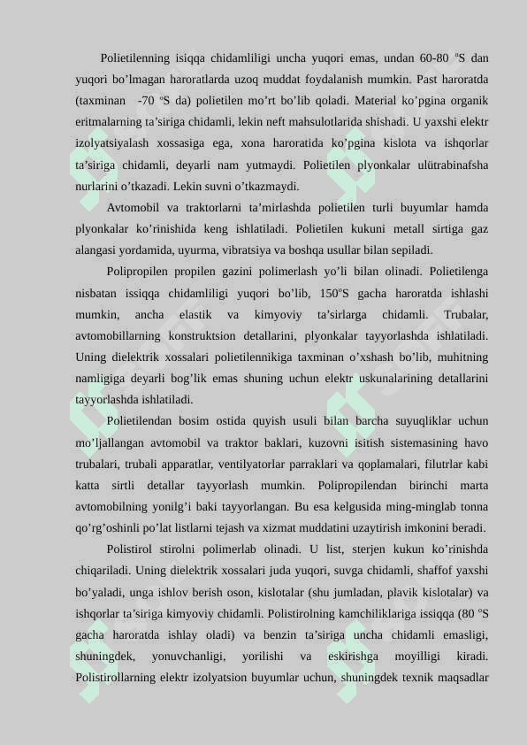 Transport vositalarida qo’llaniladigan polimer kompozitsion materiallar 5