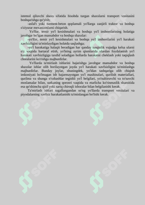 transport vositalarini boshqarish 8