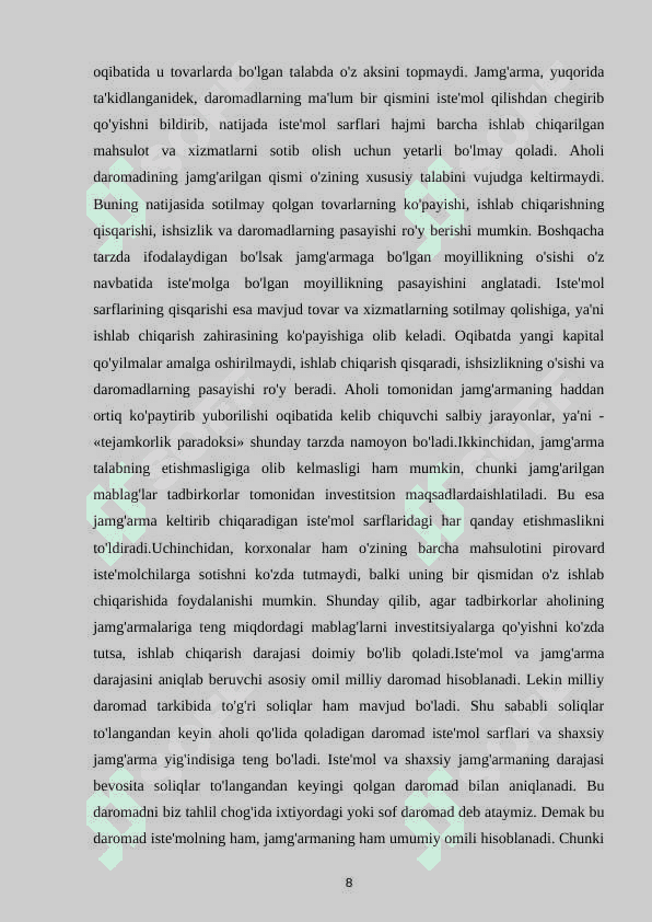 Is'temol va uning hajmiga ta'sir etuvchi omillar 8