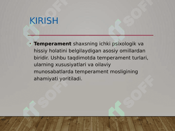 Temperament va uning turlari 2