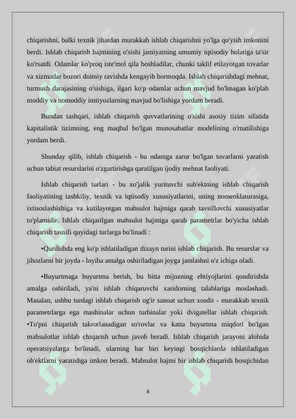 Ishlab chiqarish omillarining iqtisodiy mohiyati 6