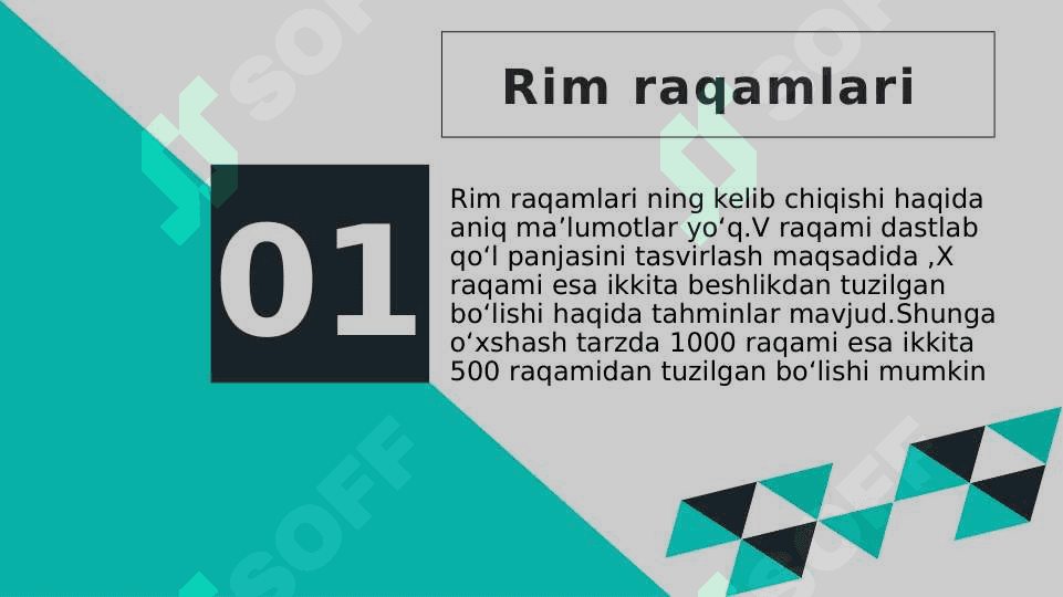 Rim raqamlari va Rim kalendari 2