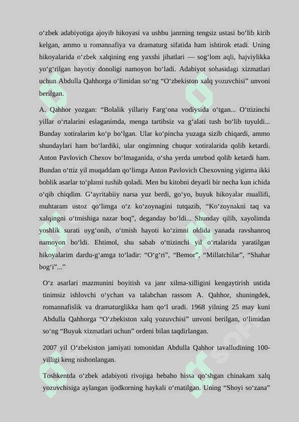 “O‘tmishdan ertaklar” qissasida davr va shaxs talqini 7