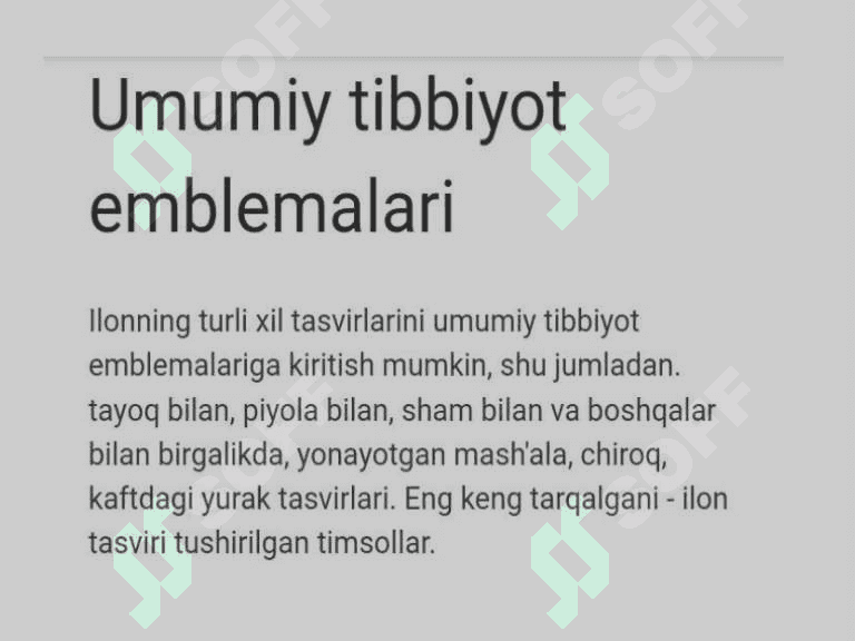 Tibbiyot emblemalari 2