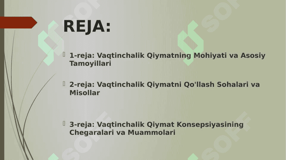 Korxonalarda pul mablag’larining vaqtinchalik qiymati konsepsiyasi 2