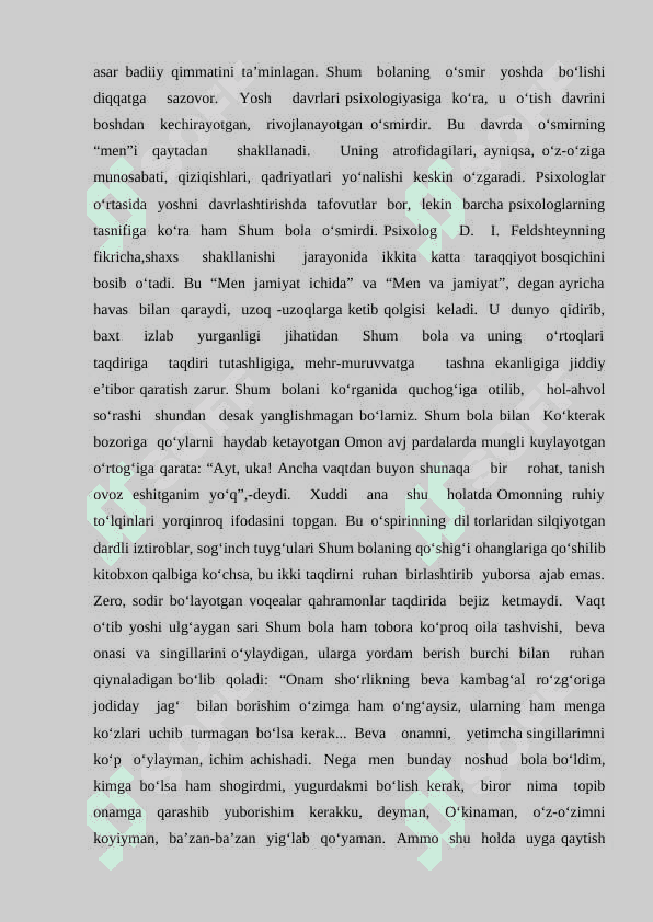 “Shum bola” yumoristik asar sifatida 4