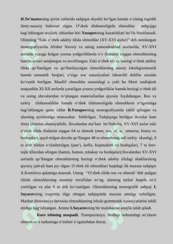 Boshqa turkum so‘zlarining olmoshga ko‘chishi 6