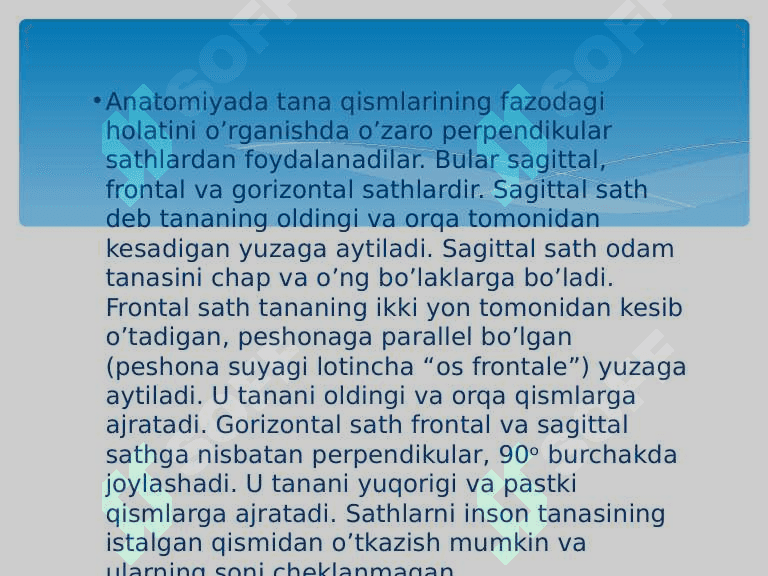 ANATOMIK IBORALARNING TARJIMASI 3