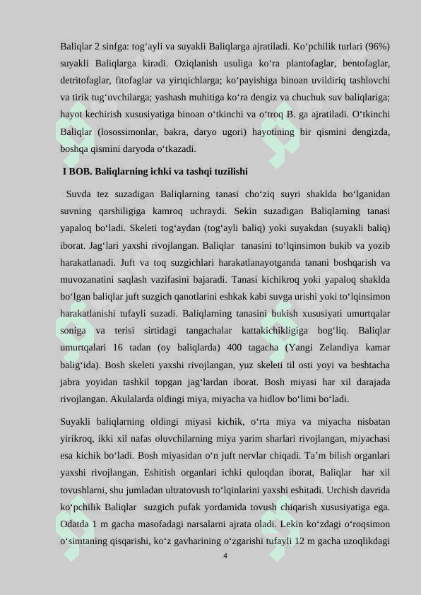 Baliqlarning ko’payishi va nasliga g’amxo’rligi 4