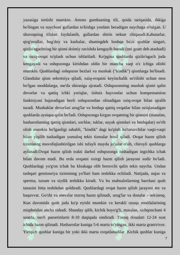 Noyob va soni kamayib borayotgan qushlar,ularni muhafaza qilishNoyob va soni kamayib borayotgan qushlar,ularni muhafaza qilish 7