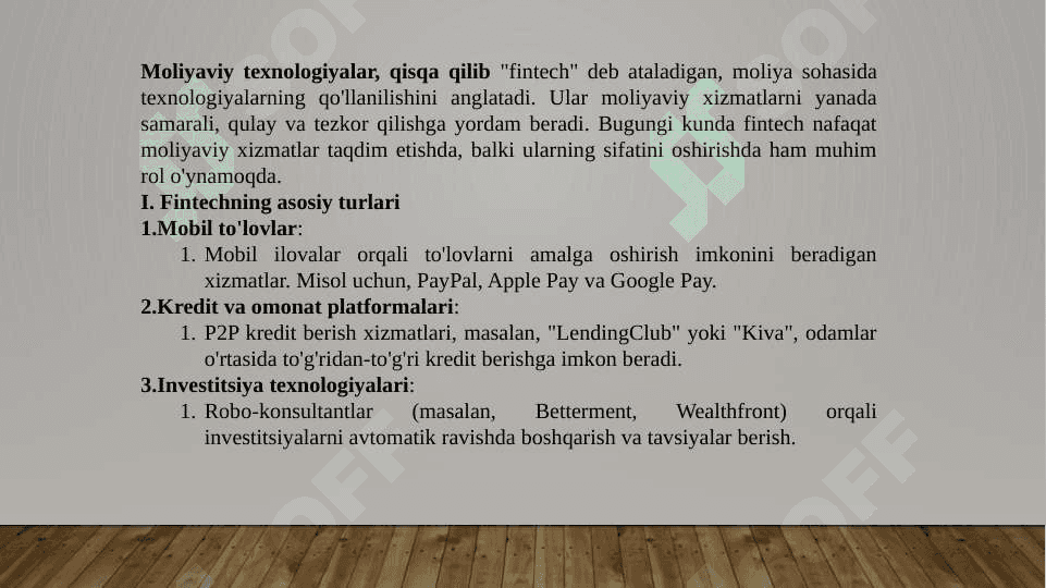 Moliyaning mohiyati va funksiyalari hamda moliyaviy menejerning roli. 8