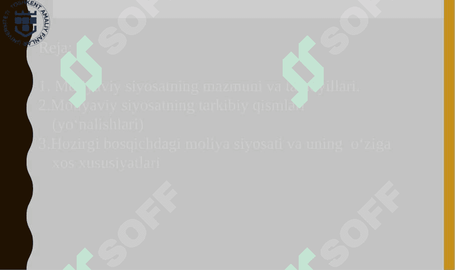 MOLIYAVIY SIYOSAT 2