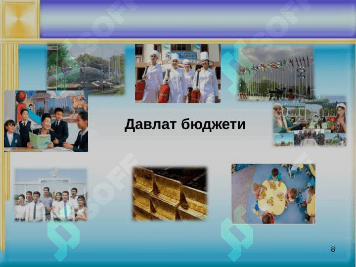 MOLIYA TIZIMI 8