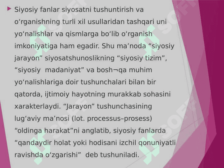 SIYOSIY JARAYON VA SIYOSIY ISHTIROK 2