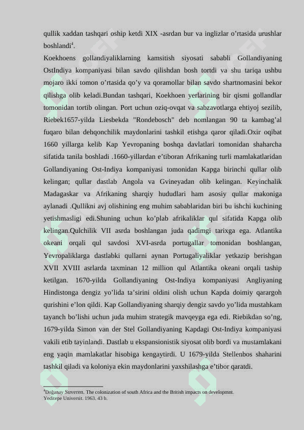 Ingliz-Bur urushlari davrida Janubiy Afrika 6