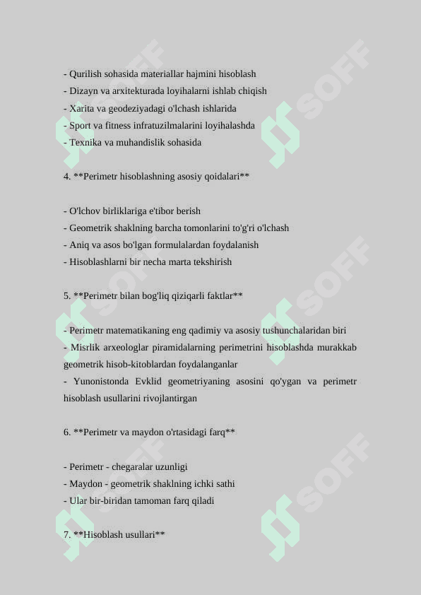 YOY UZUNLIGINI KELTIRIB CHIQARISH FORMULASI 4