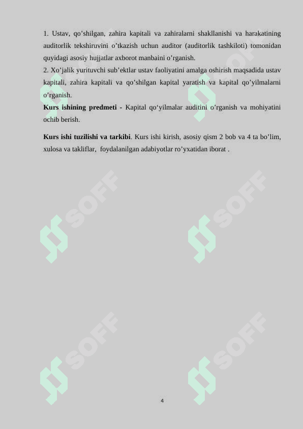 KAPITAL QO’YILMALAR AUDITI 4
