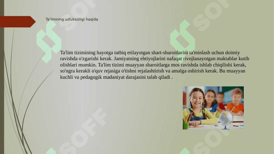 Ta’limning uzluksizligi 2