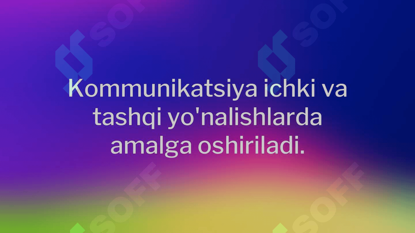 Farmatsevtik tashkilotlari boshqarishda kommunikatsiya 3