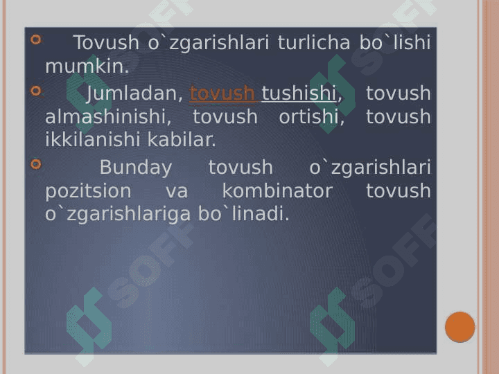 Turli tillarda fonetik o’zgarishlar 3