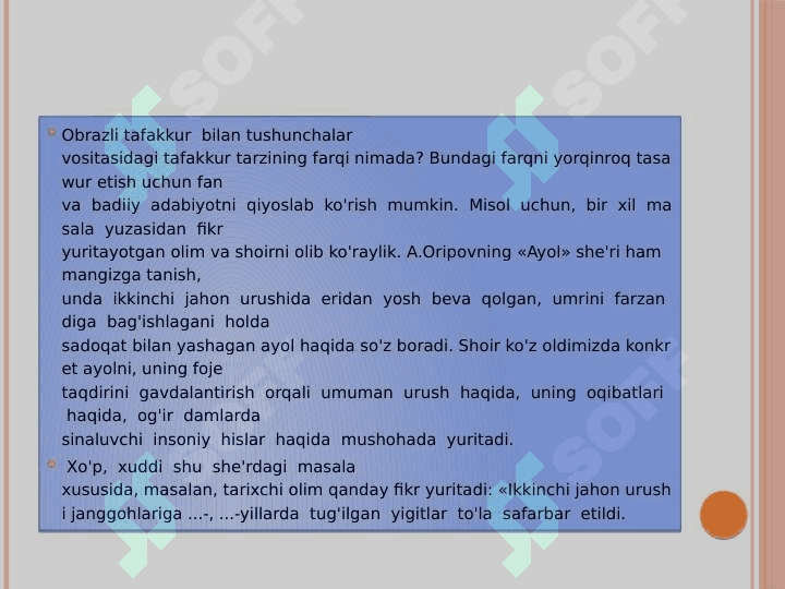 Badiiy obraz xususiyatlari 3