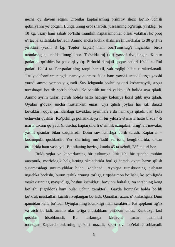 KAPTARSIMONLAR TURKUMI, ASOSIY VAKILLARI, TARQALISHI.docx 5