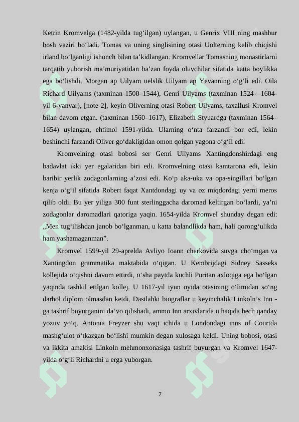 Angliya burjua inqilobi 7