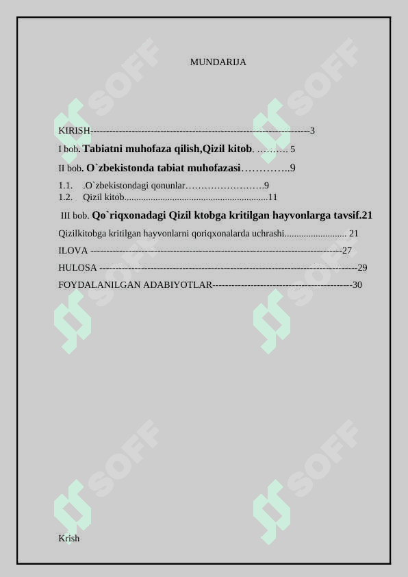 Qoriqxonalarning ahamiyati 2