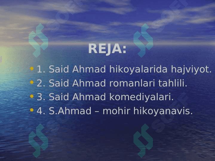 Said Ahmadning hayoti va ijodi (TAQDIMOT) 2