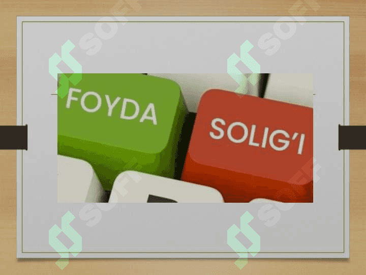 FOYDA SOLIG’I 4