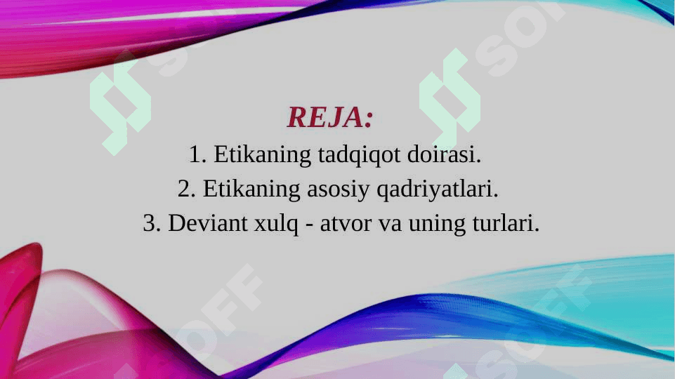 Axloq falsafasi (TAQDIMOT) 2
