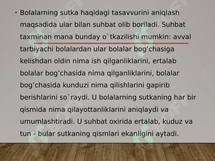Turli yoshdagi bolalarning vaqtni idrok qilishi 2