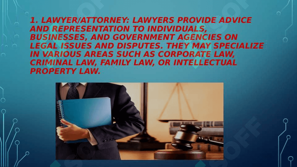 Legal professions 3