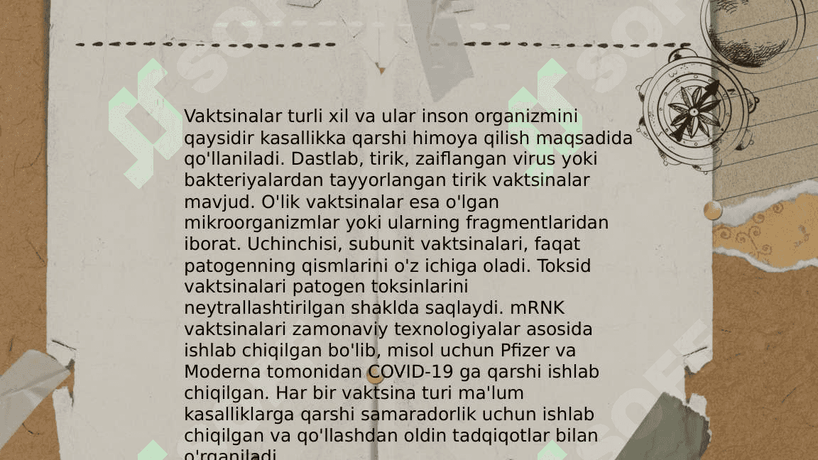 Immunoprogilaktika bo'yicha umumiy ma'lumotlar 4