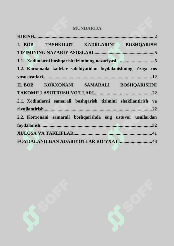Tashkilot kadrlarini boshqarish tzimida kadrlarni rejalashtrishning maqsadi va vazifalari 2