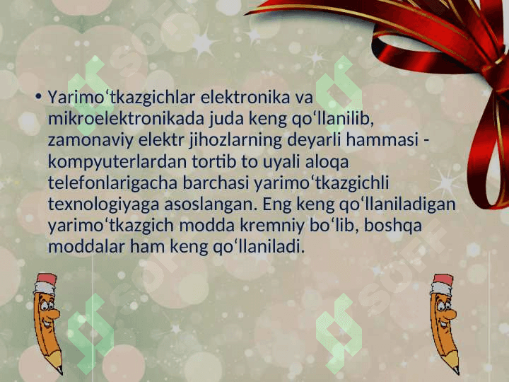 Yarim  o’tkazgich-yarim o’tkazgich  kontakti 3