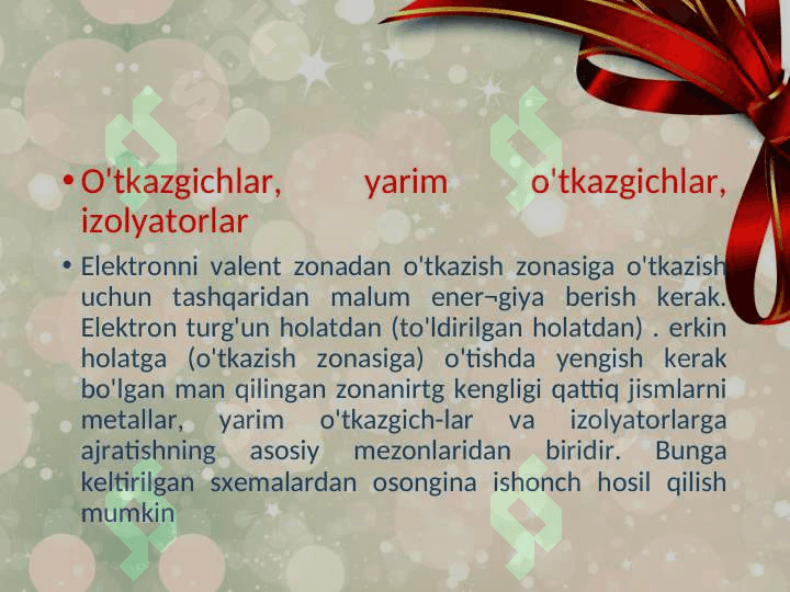 Yarim  o’tkazgich-yarim o’tkazgich  kontakti 6