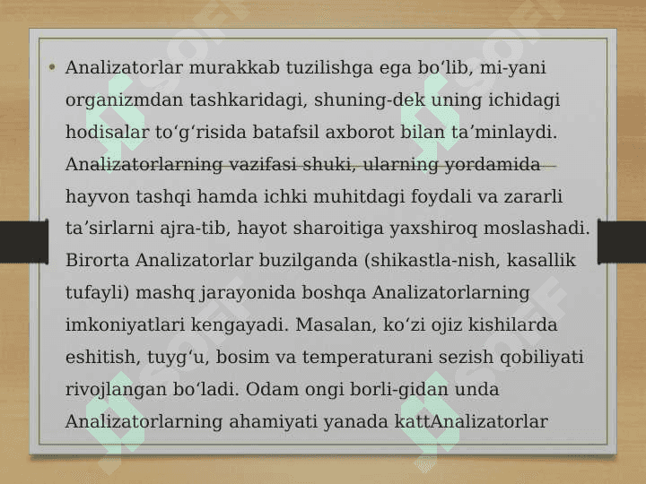 Analizatorlar-hid bilish tuzilishi va funksiyasi 3