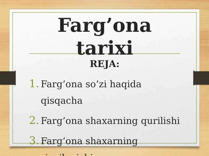 Farg’ona tarixi