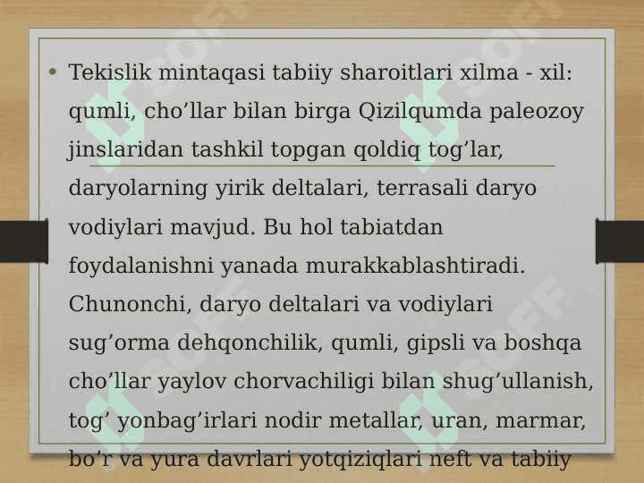 Mintaqalarning ijtimoiy-iqtisodiy rivojlanish imkoniyatlari 3