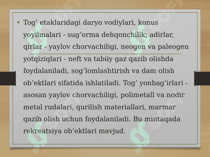 Mintaqalarning ijtimoiy-iqtisodiy rivojlanish imkoniyatlari 5