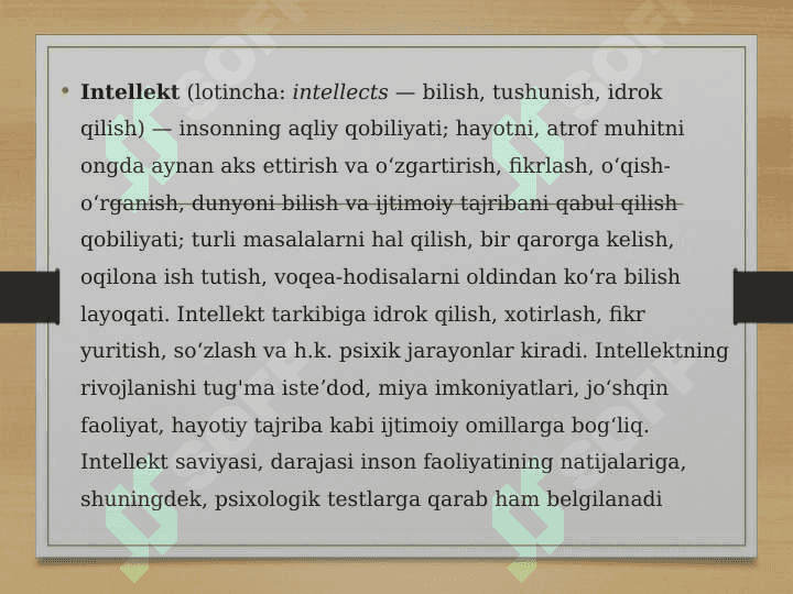 Intelekt bu nima 2