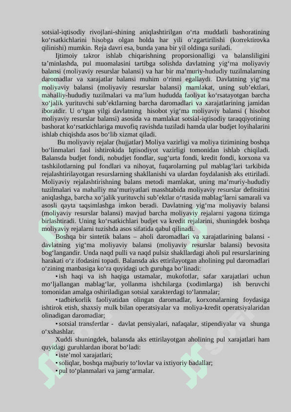 Moliyaviy rejalashtirish va tartibga solish 5