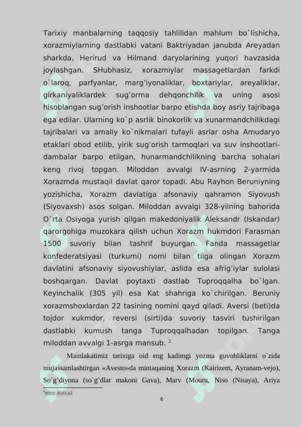 Qadimgi o’rta osiyo davlatlari 6
