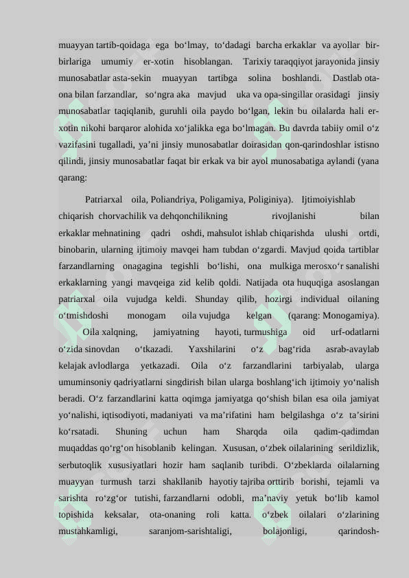 Oilaning ijtmoiy vazifalari 2