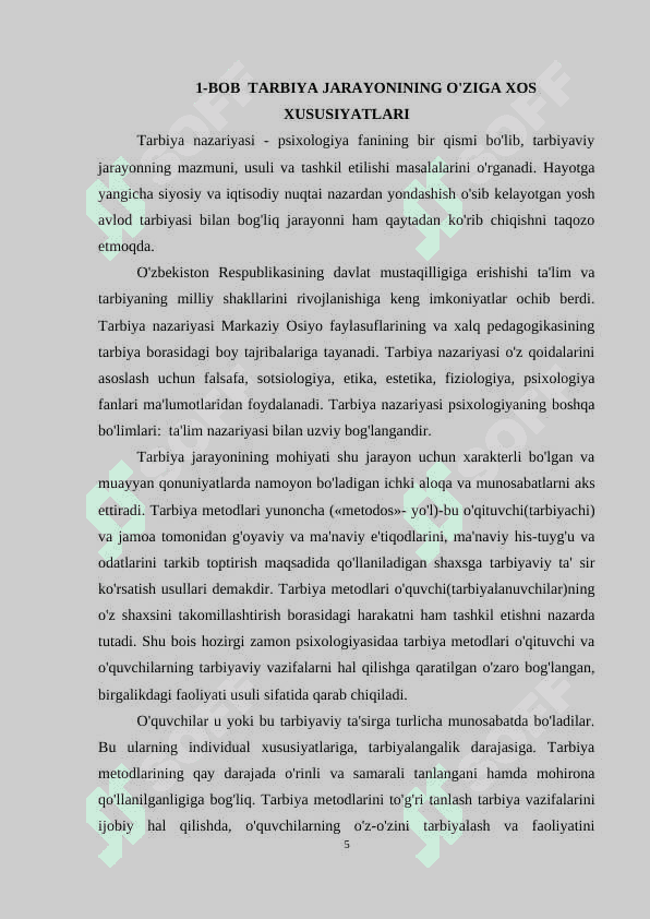 MAKTABGACHA YOSHDAGI BOLALARNI TARBIYALASHNING MAZMUN VA METODLARI 5