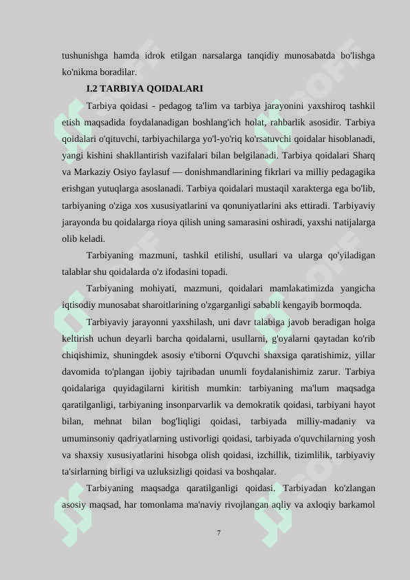 MAKTABGACHA YOSHDAGI BOLALARNI TARBIYALASHNING MAZMUN VA METODLARI 7