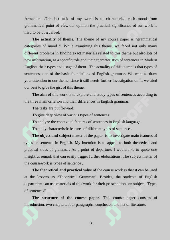 GRAMMATICAL CATEGORIES OF MOOD 3
